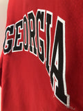 UGA Bulldogs Champion GEORGIA Reverse Weave Crew Sweatshirt - Red