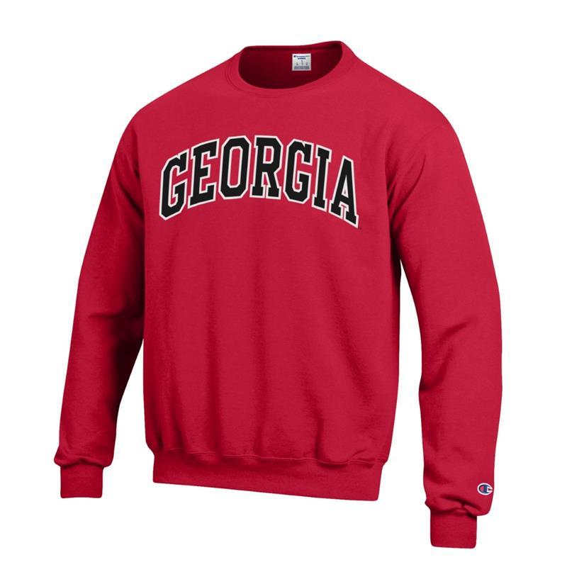 UGA GEORGIA Champion Sweatshirt - Red – The Red Zone- Athens, GA