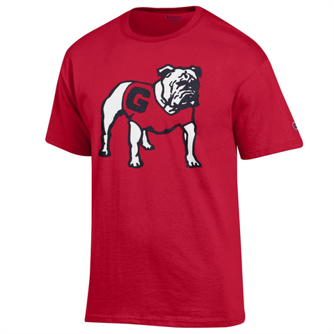 UGA Standing Bulldog Champion T-Shirt - Black – The Red Zone