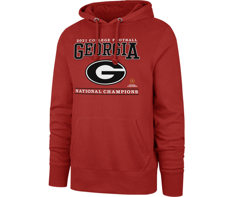 UGA Back 2 Back National Champions Corded Sweatshirt L