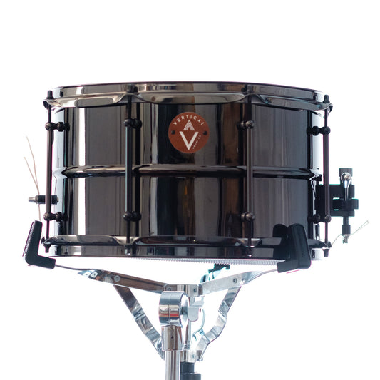 Vertical Drum Co. PATINA 'Chorus' 8×14 Beaded Black Nickel Brass Snare –  Red Cymbals & Drum Co.