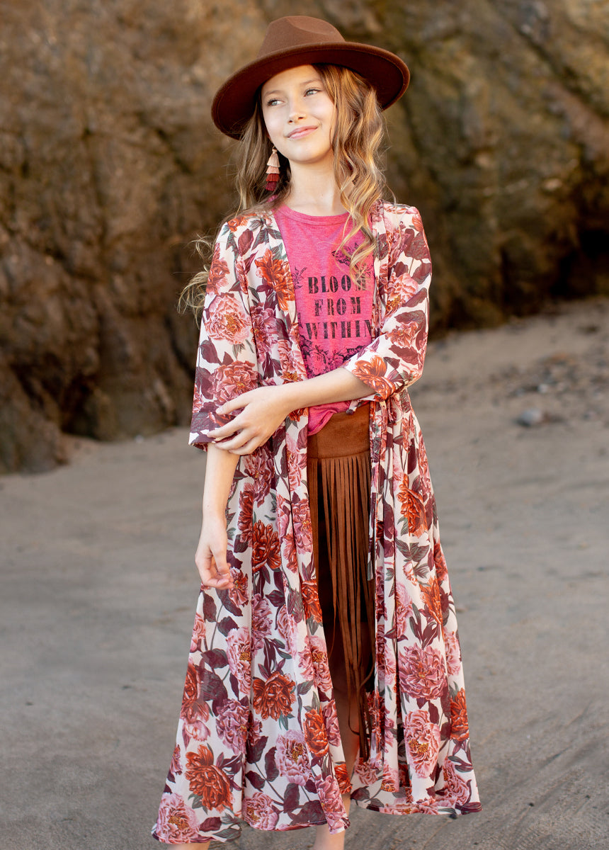 Image of Katherine Duster in Blush Floral