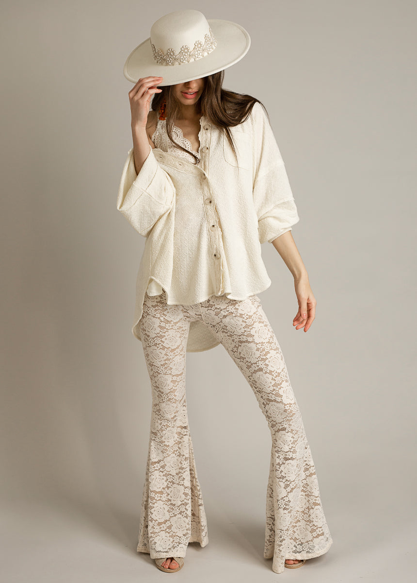 Image of Abril Pant in Cream