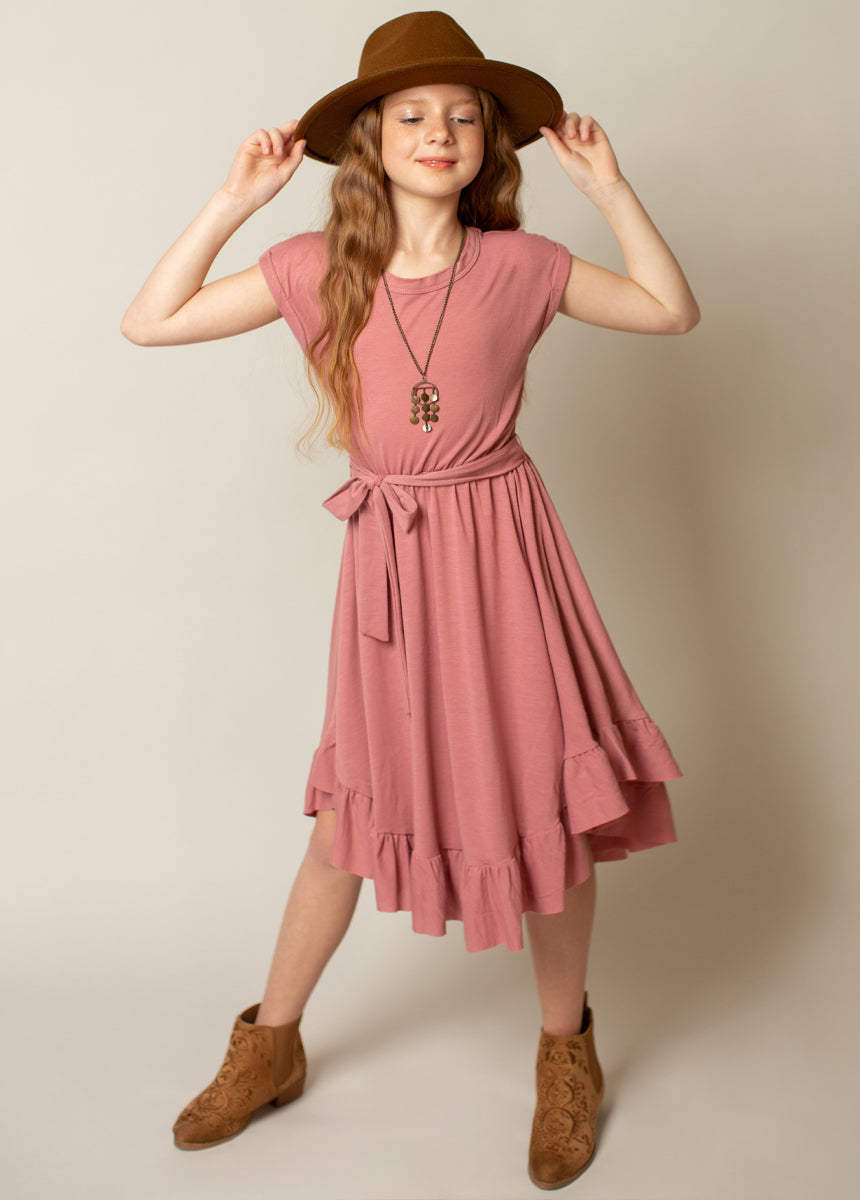 Image of Amoura Dress in Dusty Rose