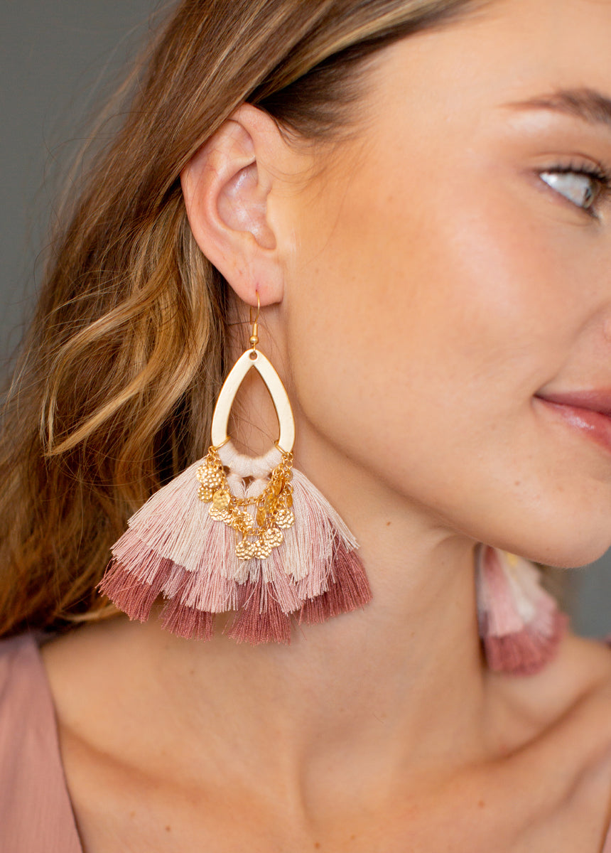 Image of Kiara Earrings in Pink