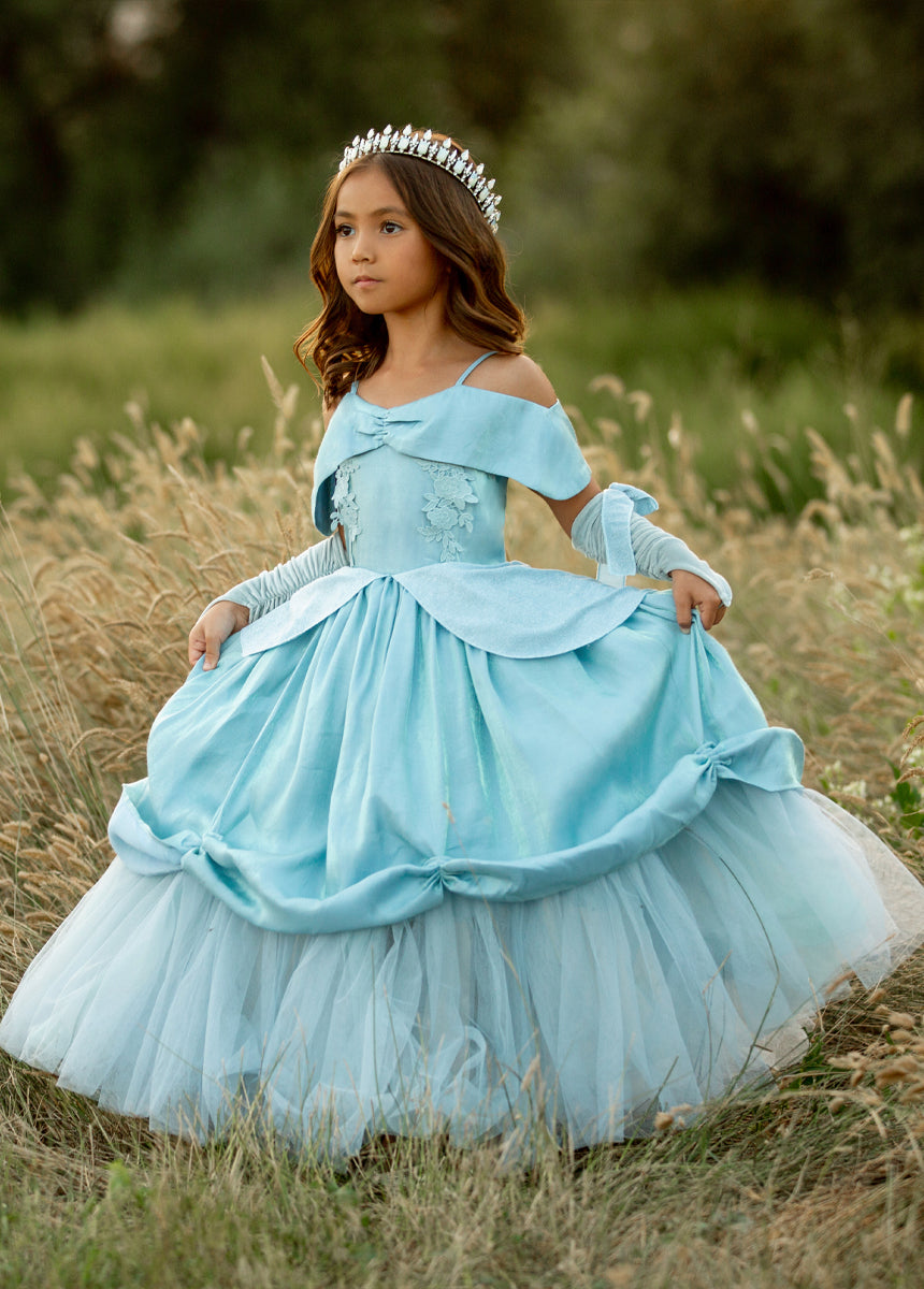 Image of Princess Costume Set in Dusty Blue
