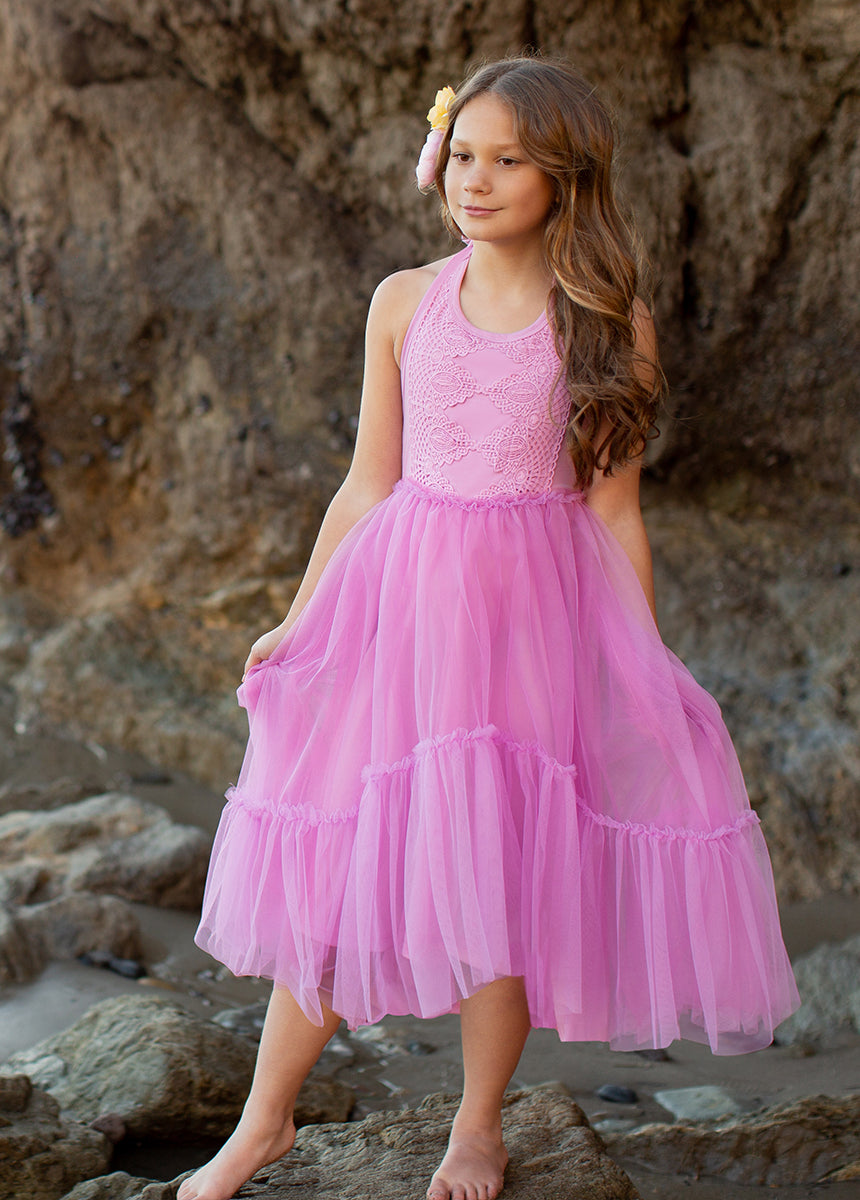 Image of Averie Dress in Bright Orchid