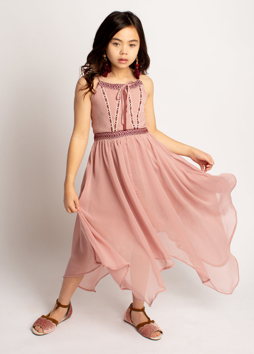 Image of Darvina Dress in Nude Pink
