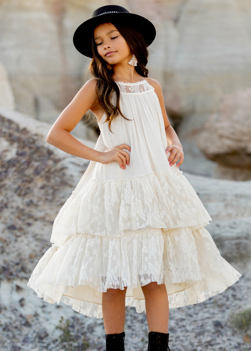 Image of Catrina Dress in Cloud