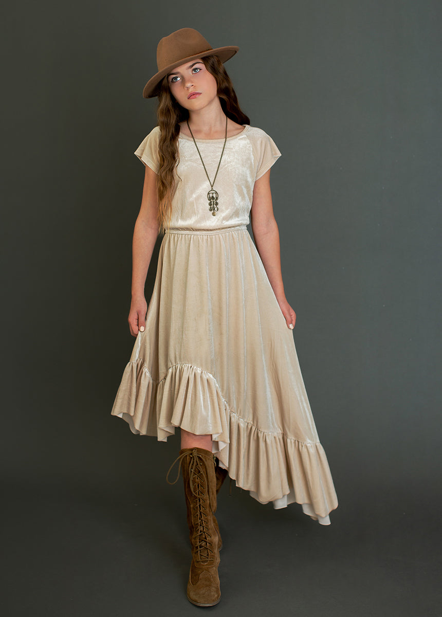Image of Aleena Dress in Ivory