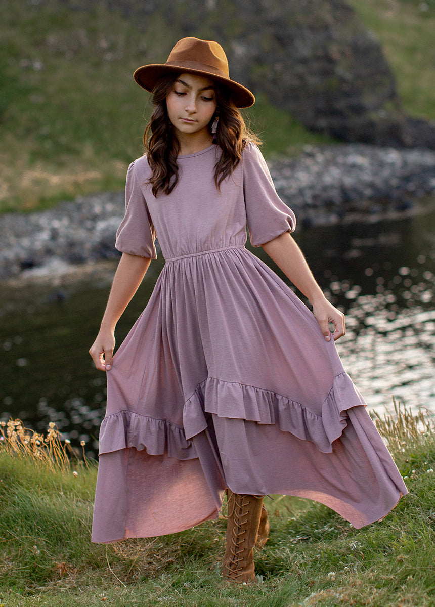 Image of Harley Dress in Dusty Orchid