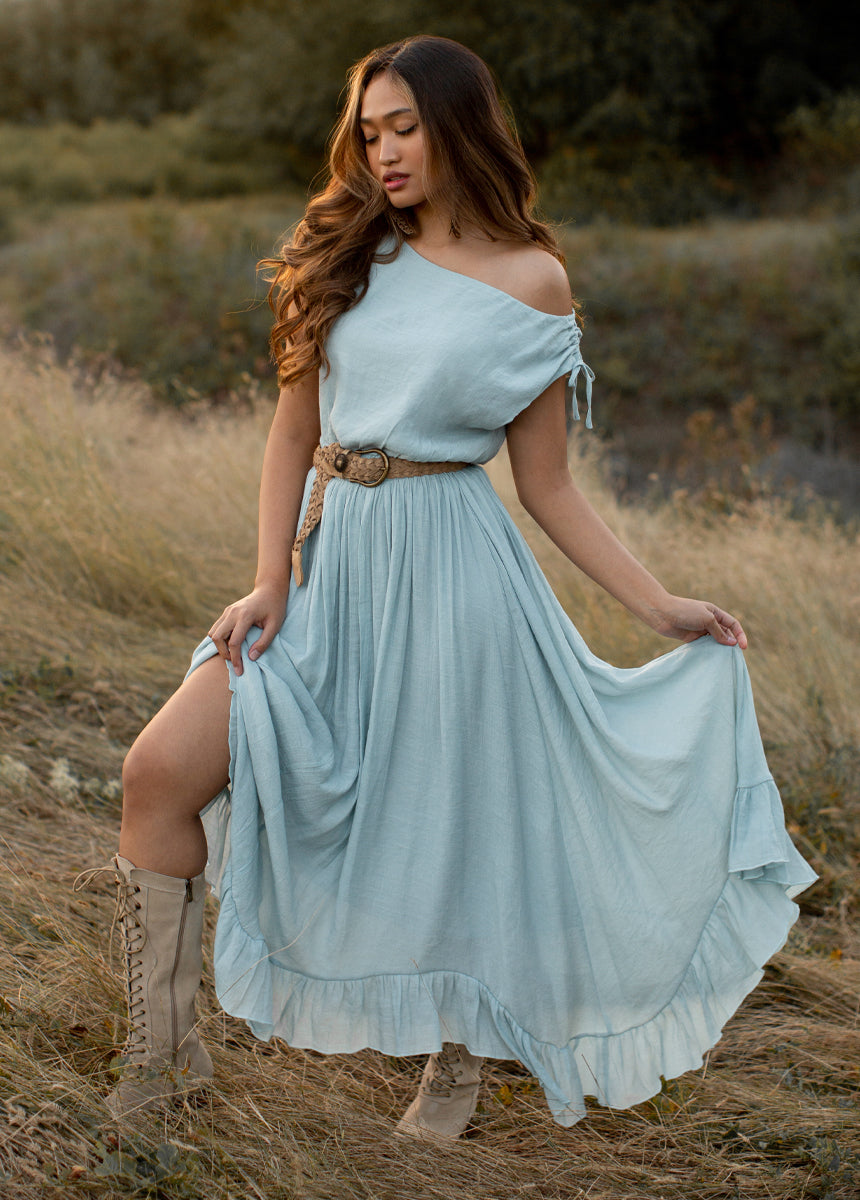 Image of Gia Dress in Sky Blue