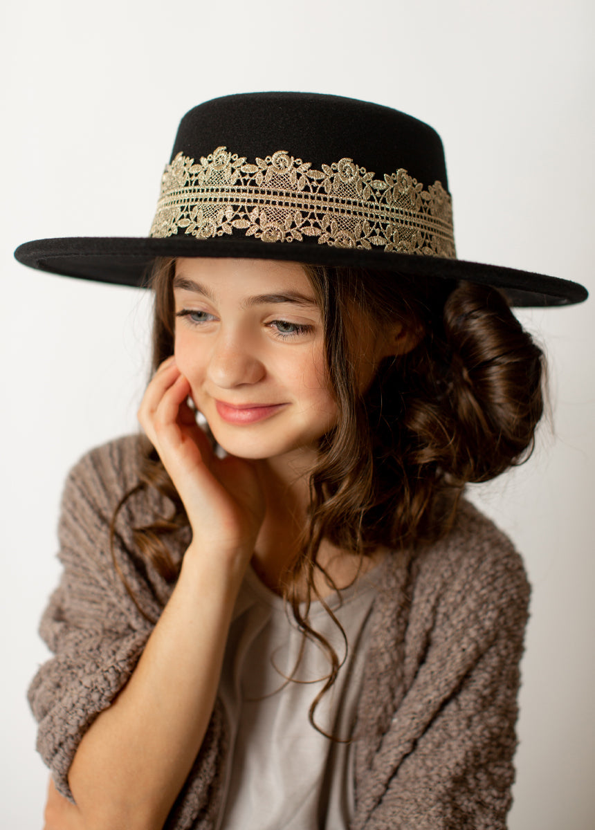 Image of Hallie Hat in Black