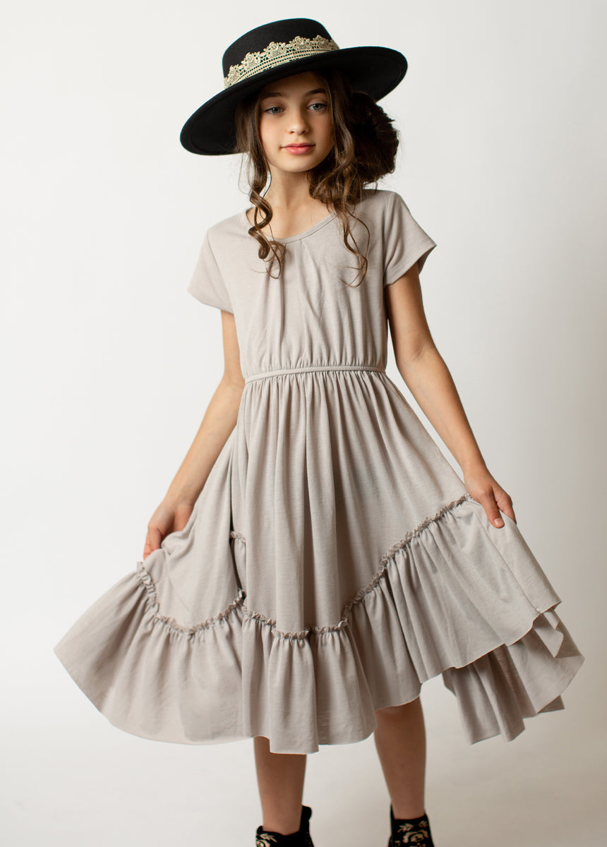 Image of Adrianna Dress in Dove