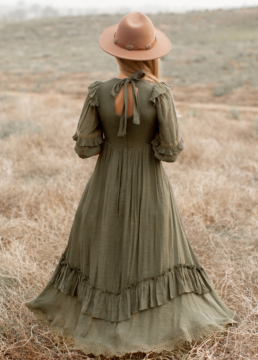 Image of Kassia Dress in Olive