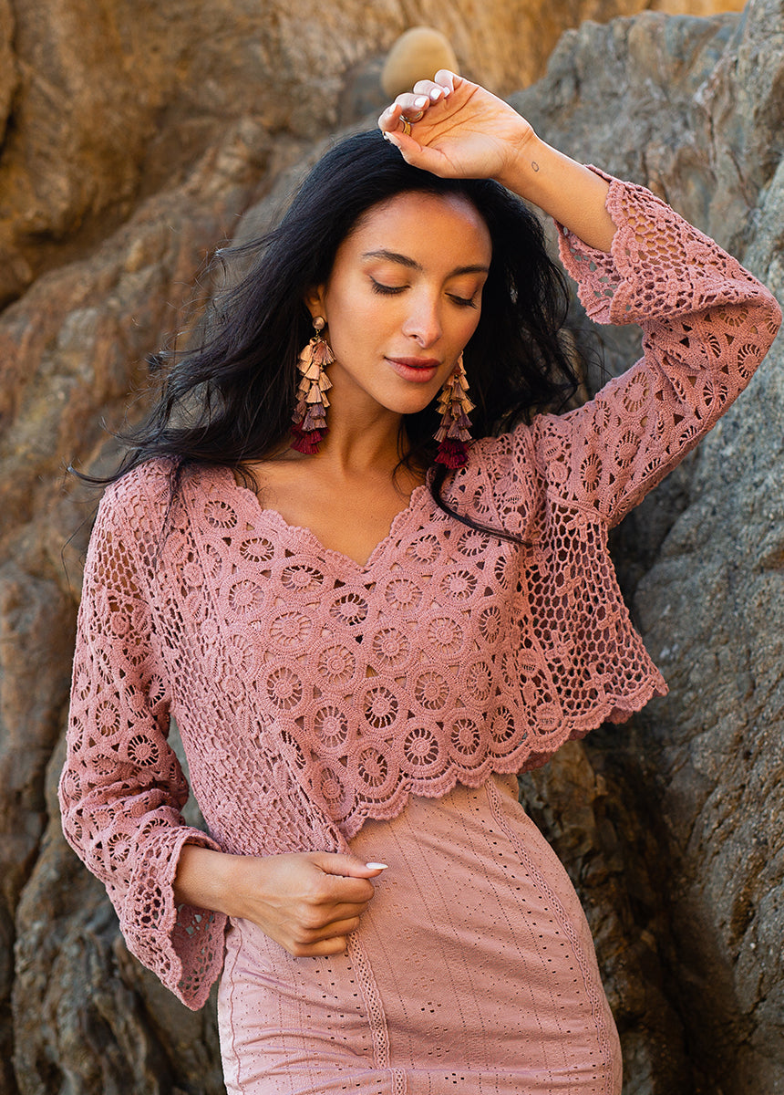 Image of Iyla Top in Dusty Orchid