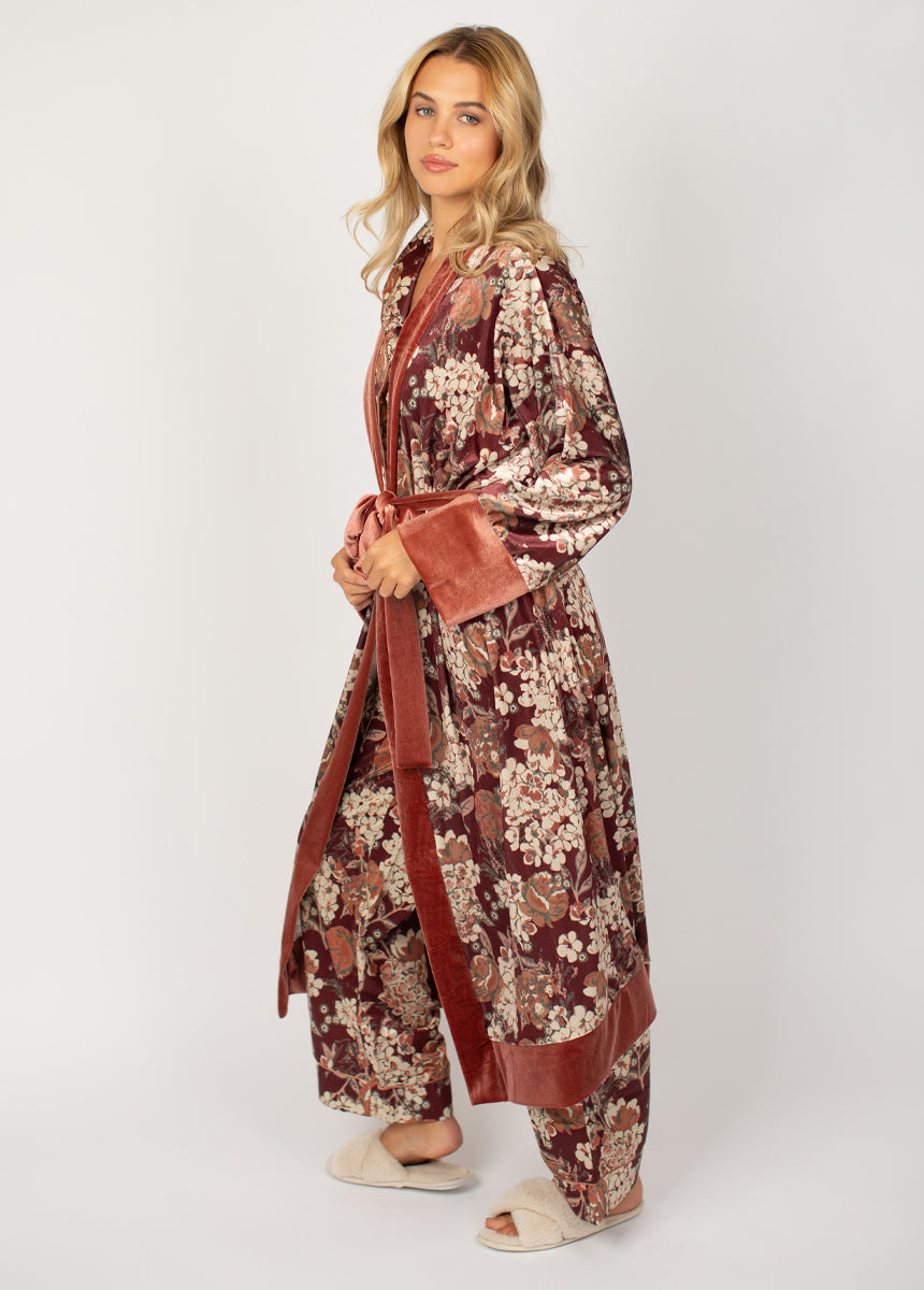 Image of Kamila Robe in Currant Floral