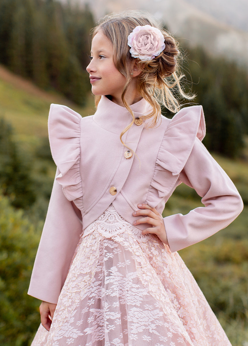 Image of Lysandra Jacket in Nude Pink
