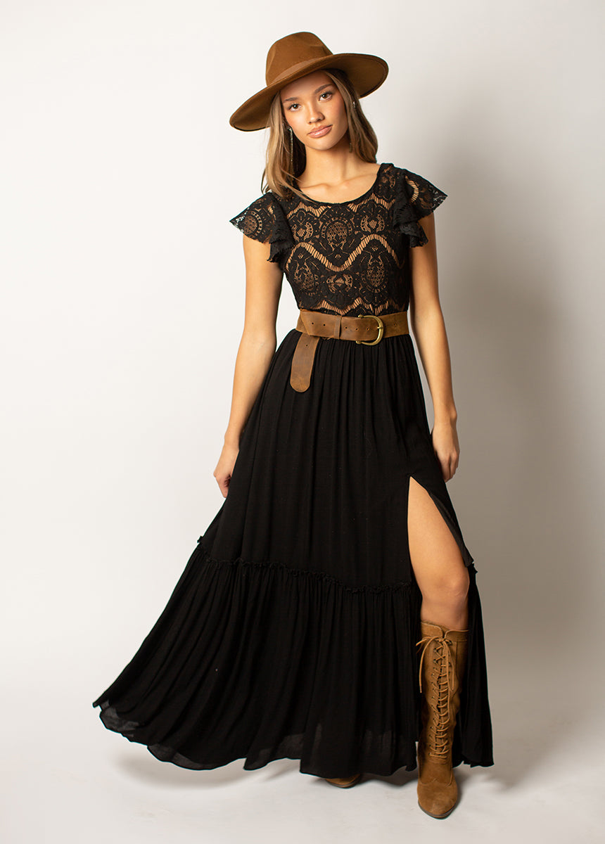 Image of Macienne Dress in Black