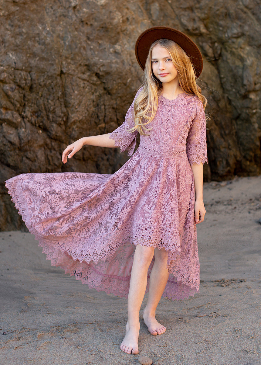 Image of Maeby Dress in Dusty Orchid