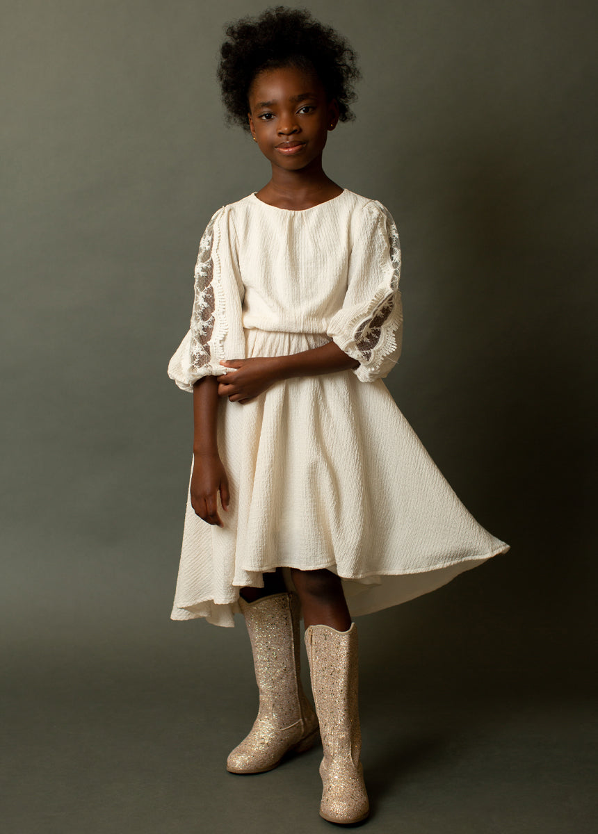 Image of Sariyah Dress in Cream