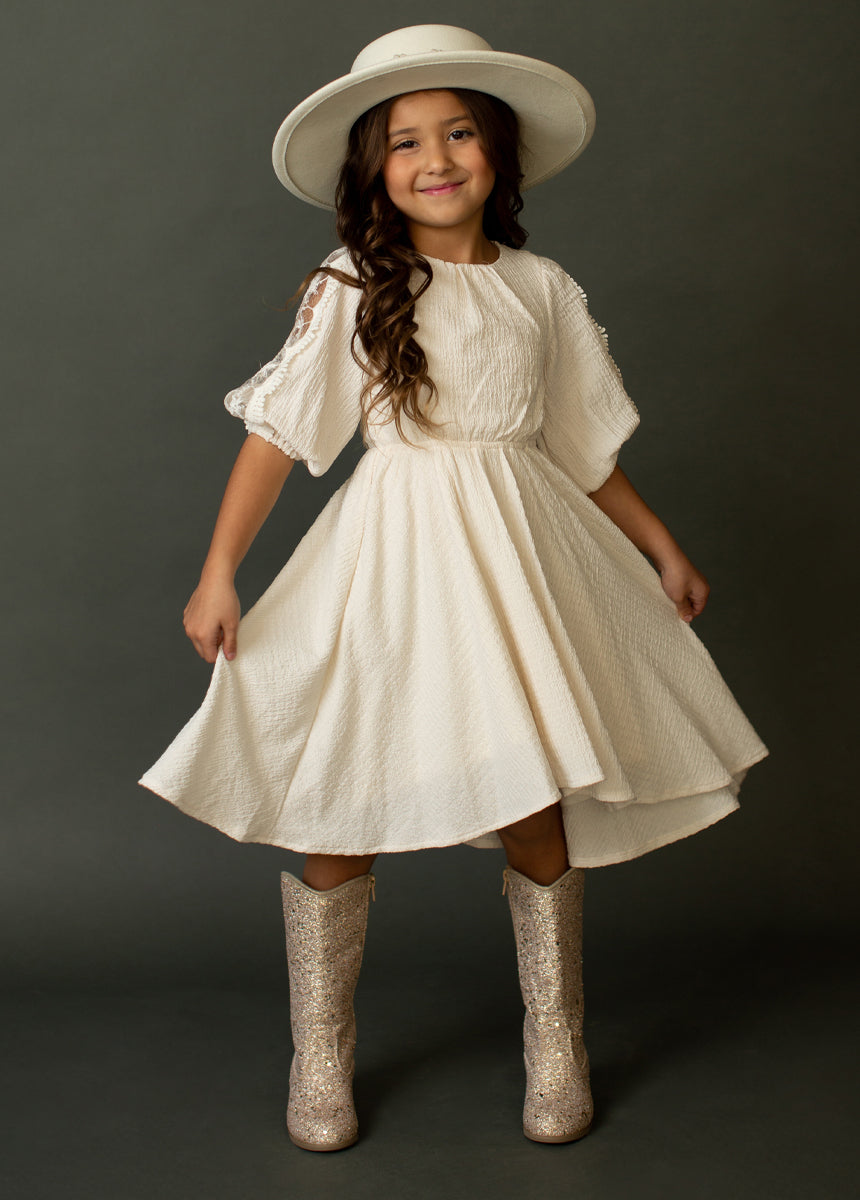 Image of Sariyah Dress in Cream