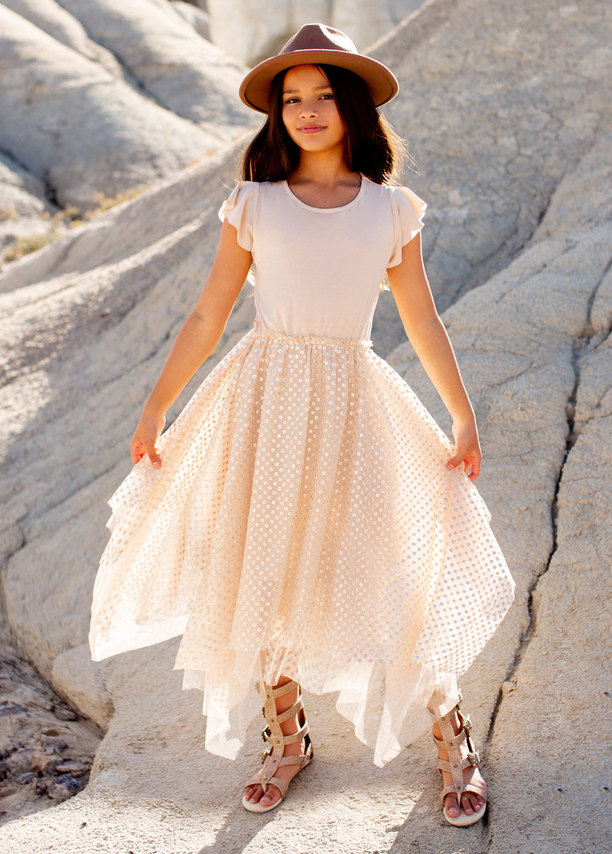 Image of Tina Dress in Shell