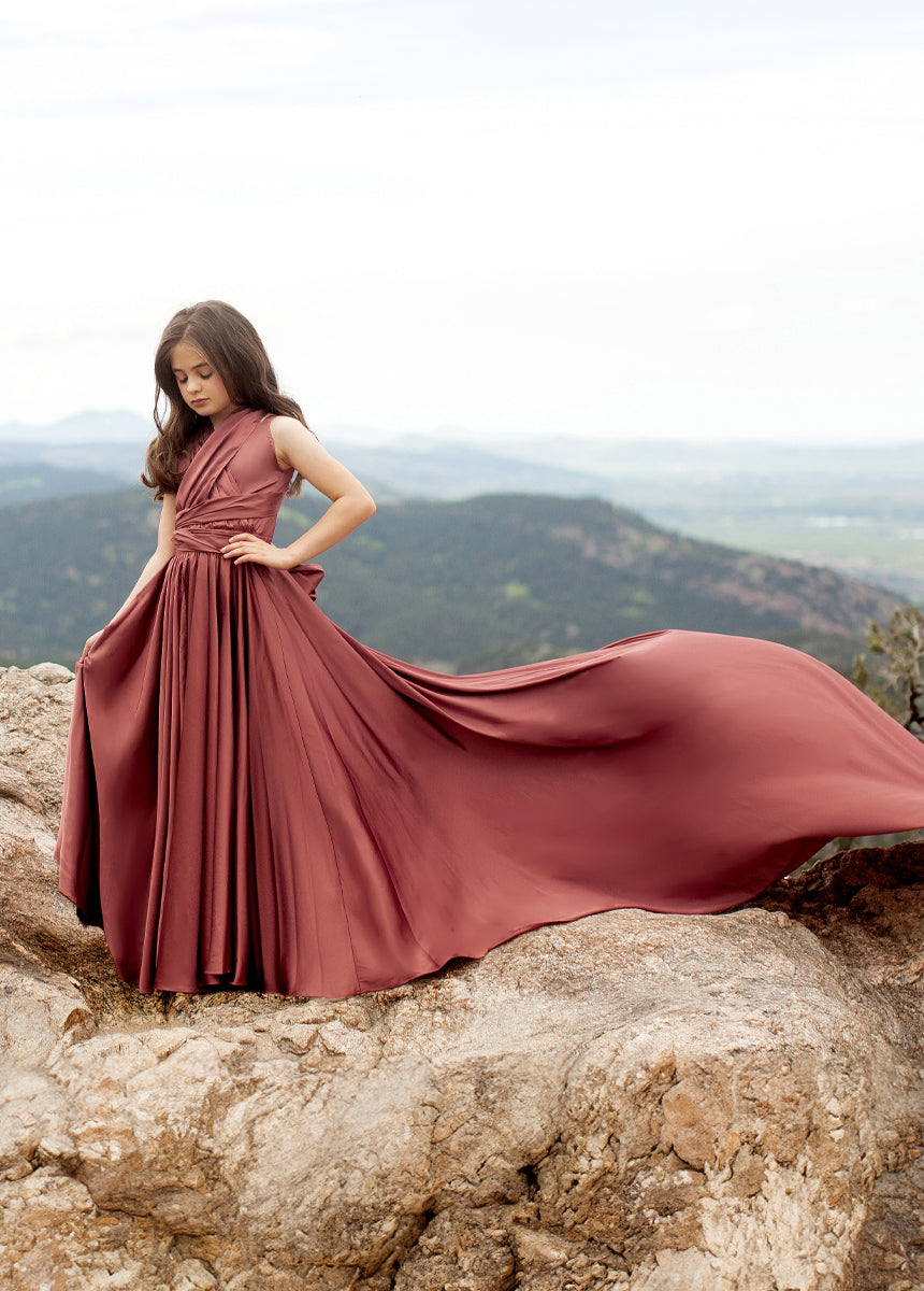 Image of Junie Impact Dress in Cedarwood