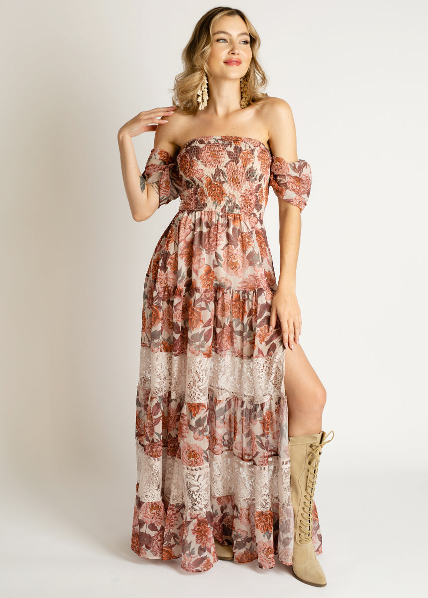 Image of Sirena Dress in Blush Floral