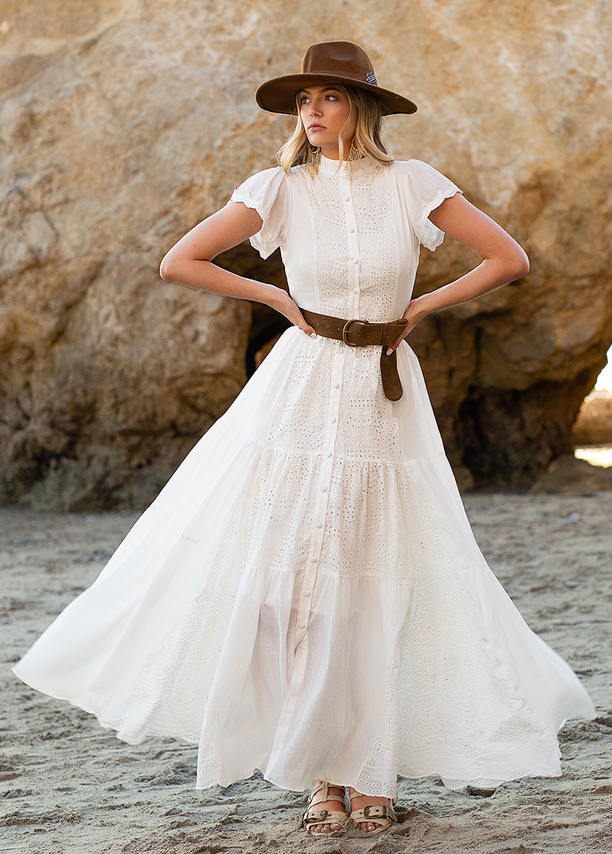 Image of Yani Dress in White
