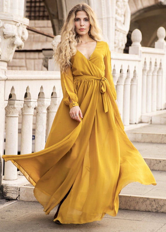 Aniya Dress In Marigold Joyfolie