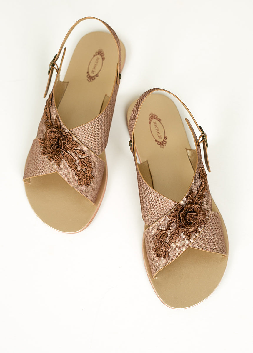 Image of Women's Aria Sandal in Brown