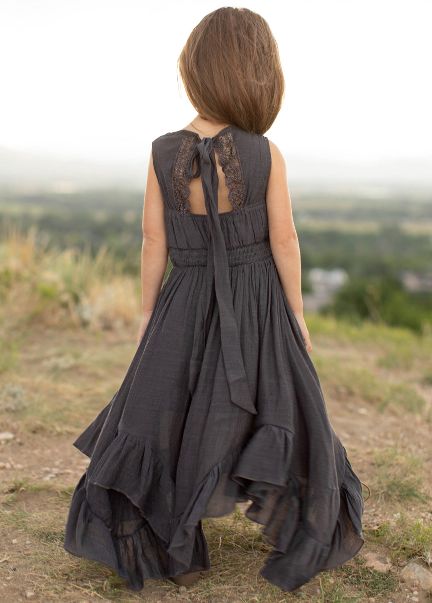 Image of Gemma Dress in Charcoal