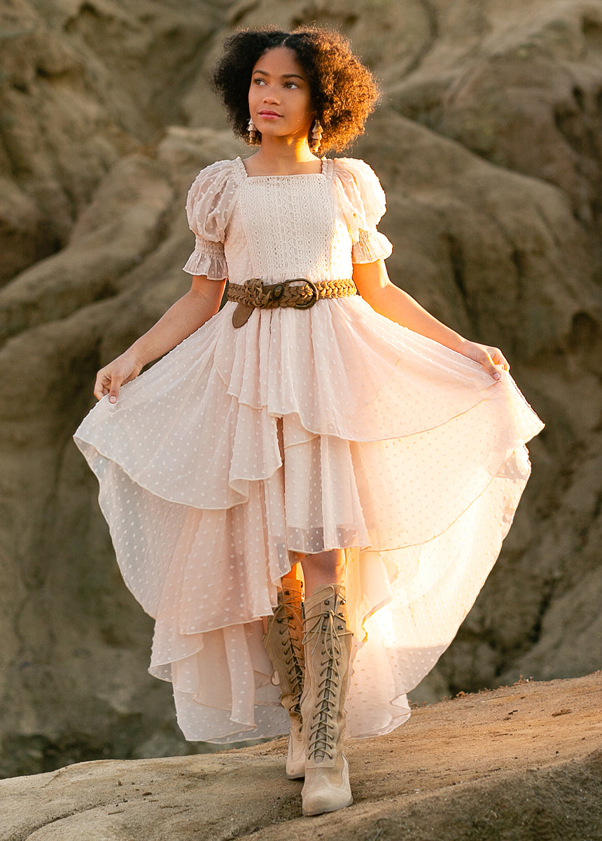 Image of Aurelia Dress in Shell