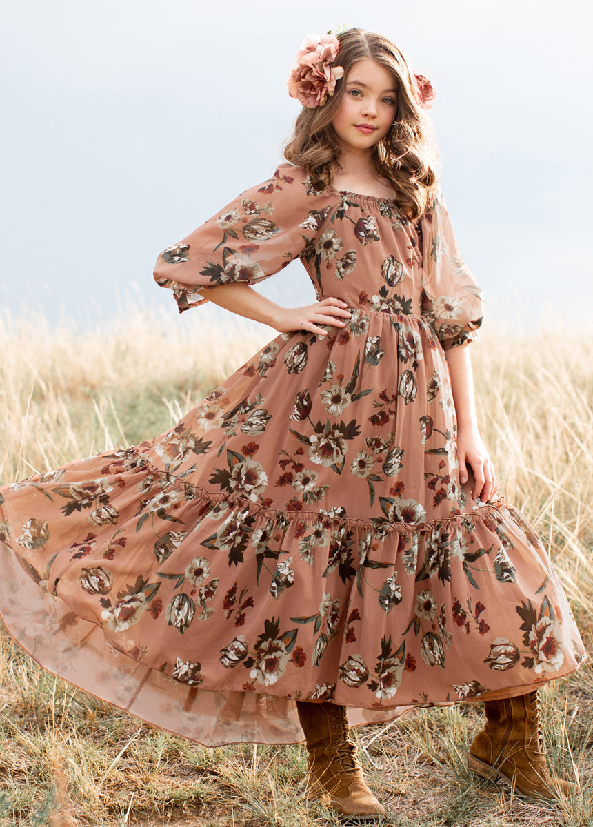 Image of Kandice Dress in Pink Floral