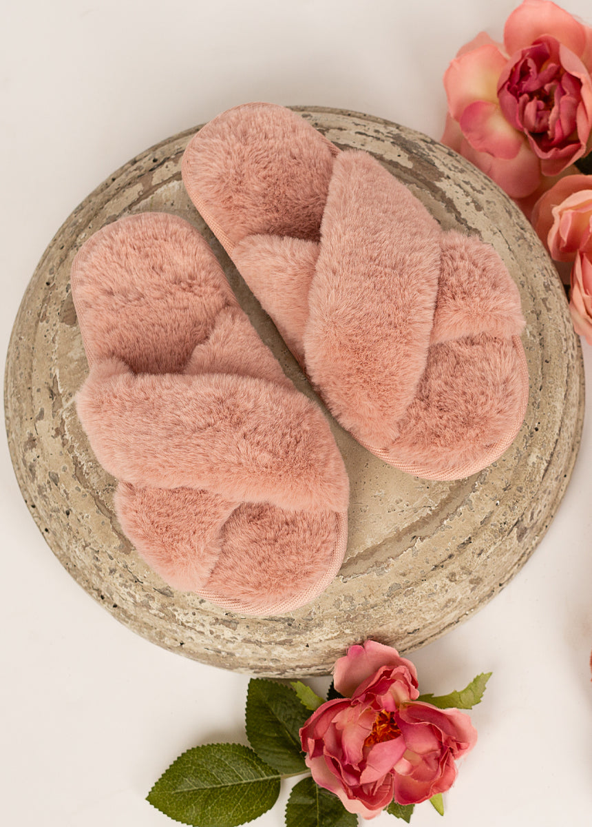 Image of Prisca Slippers in Nude Pink