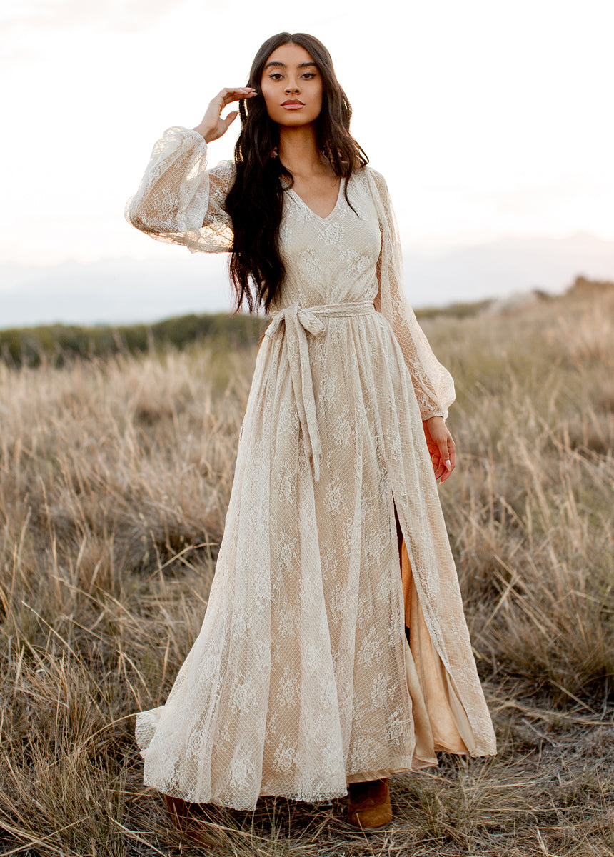 Image of Haley Dress in Sand