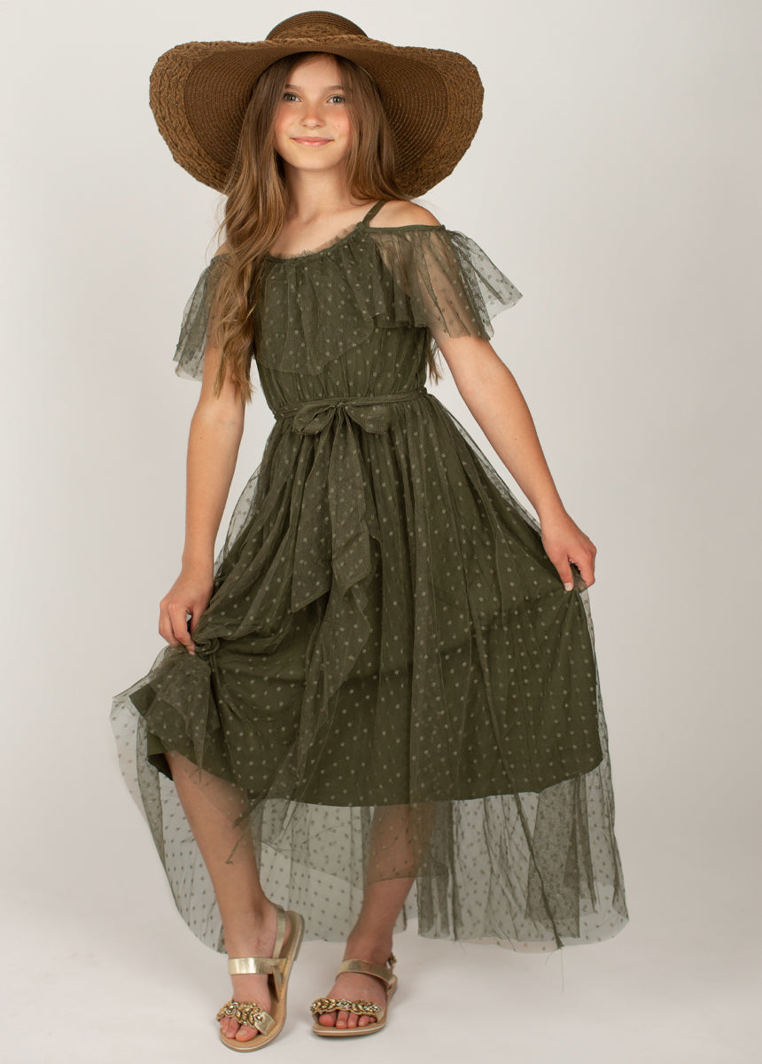 Image of Lauryl Dress in Olive