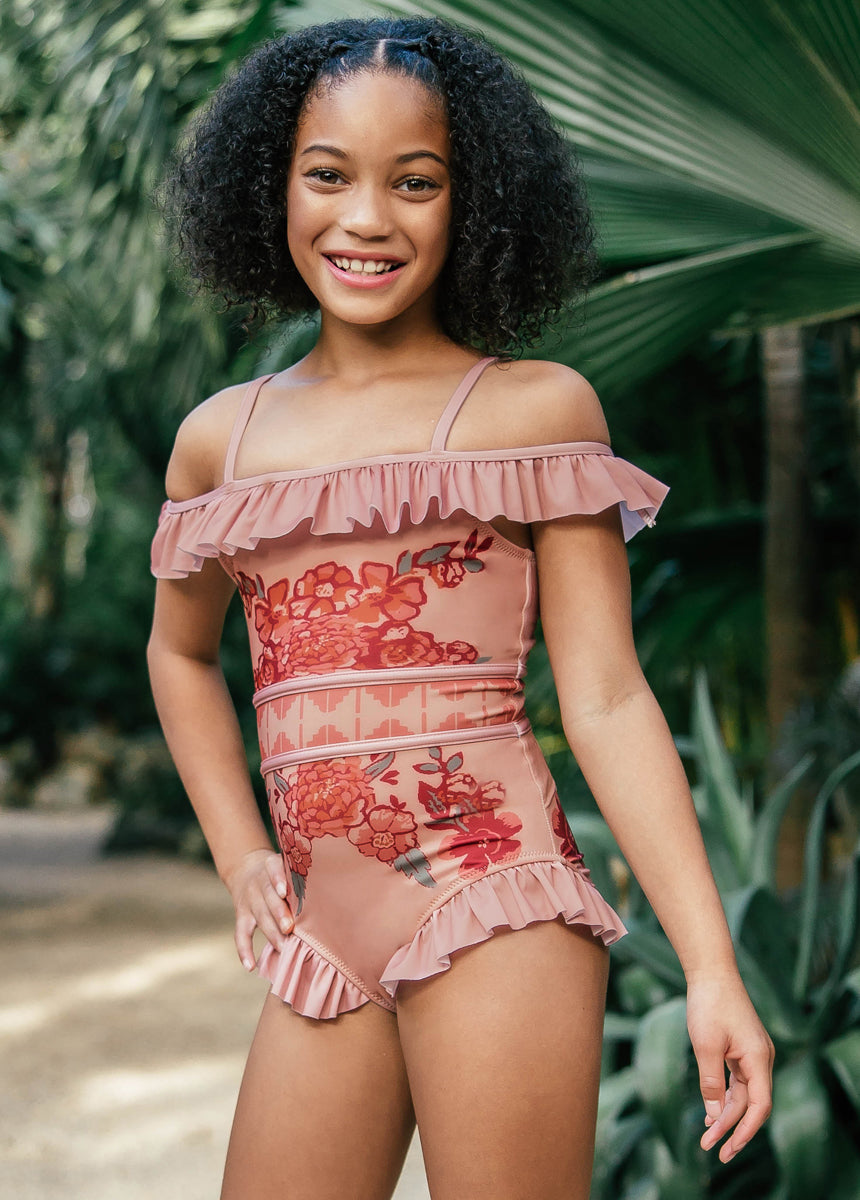 Image of Evera Swimsuit in Misty Rose Floral