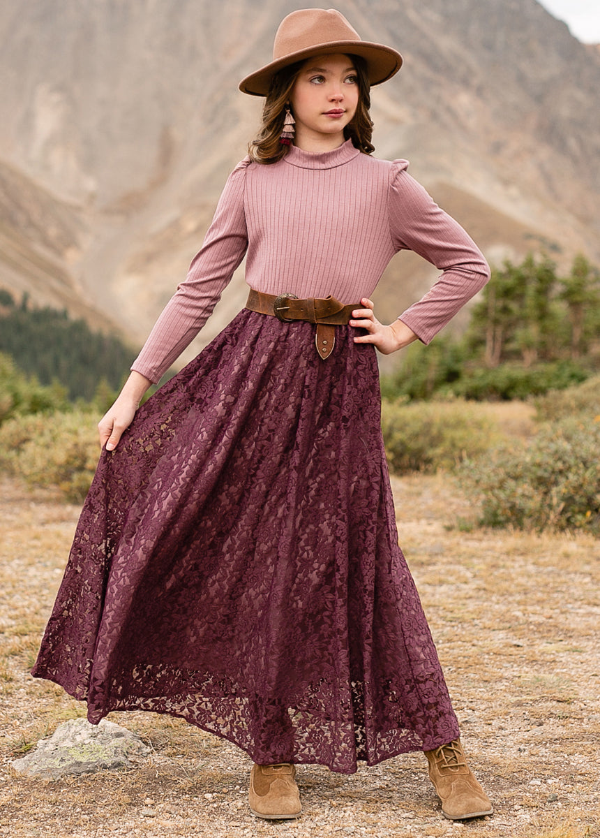 Image of Bijoux Dress in Dusty Orchid