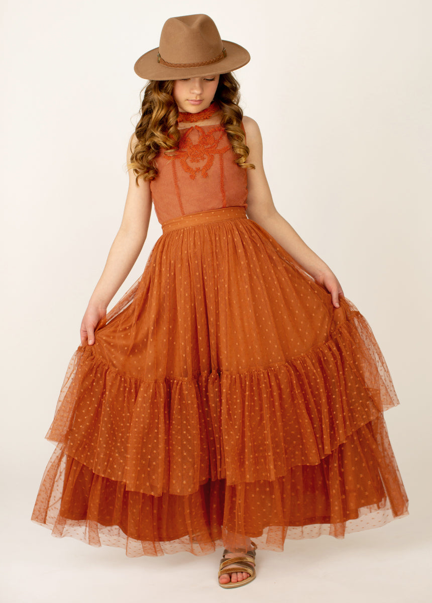 Image of Ada Skirt in Terracotta