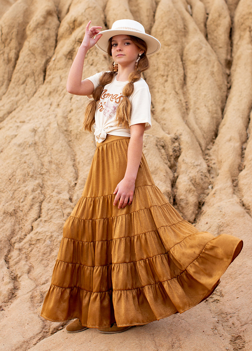 Image of Kanani Skirt in Tarnished Gold