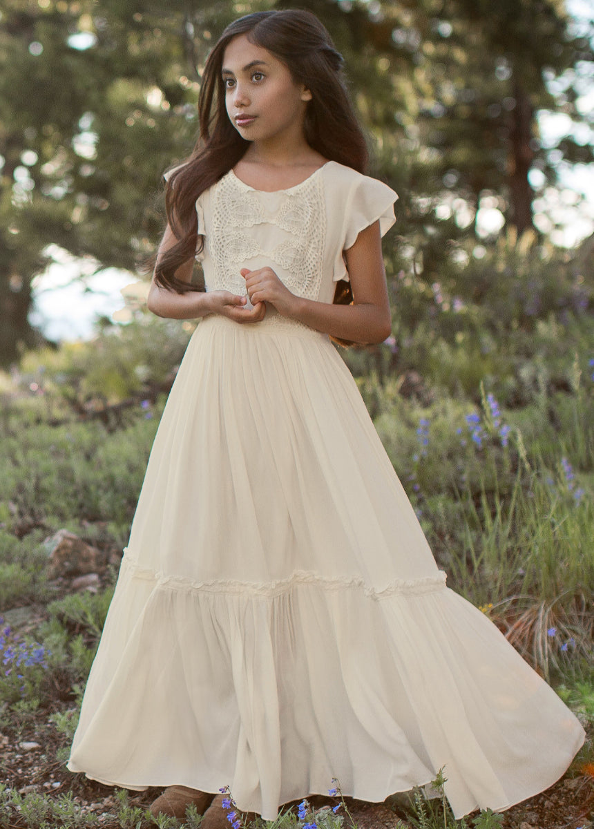 Image of Viola Dress in Cream