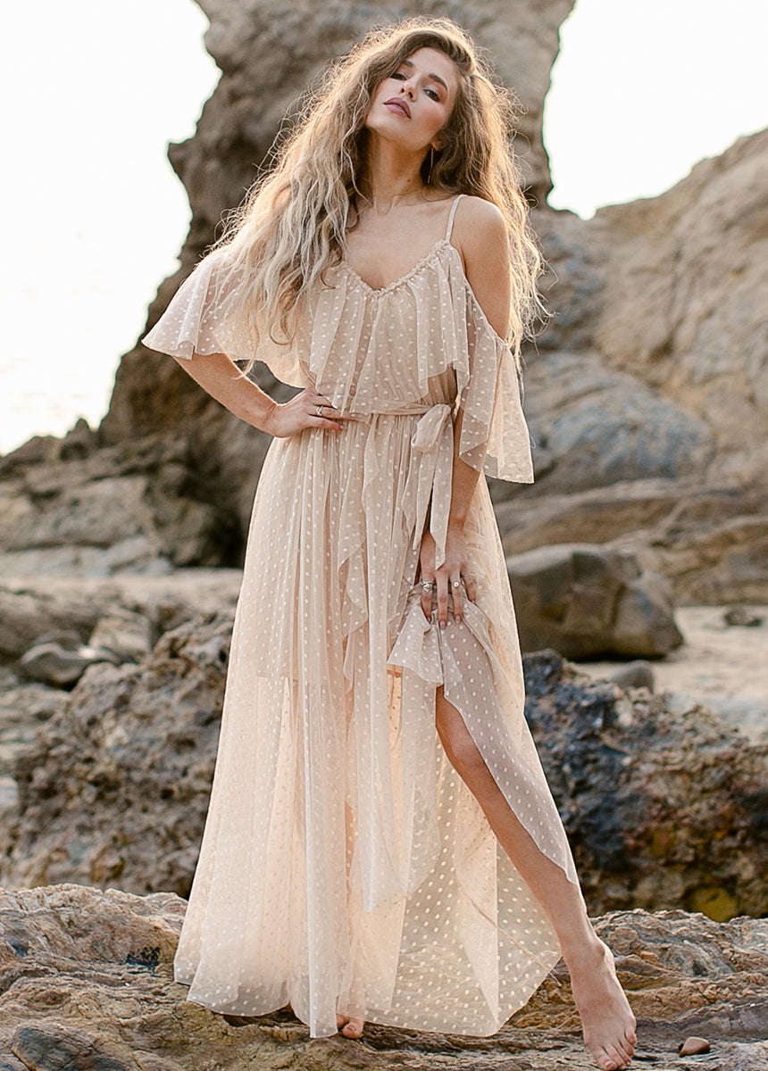 Image of Lauryn Dress in Sand