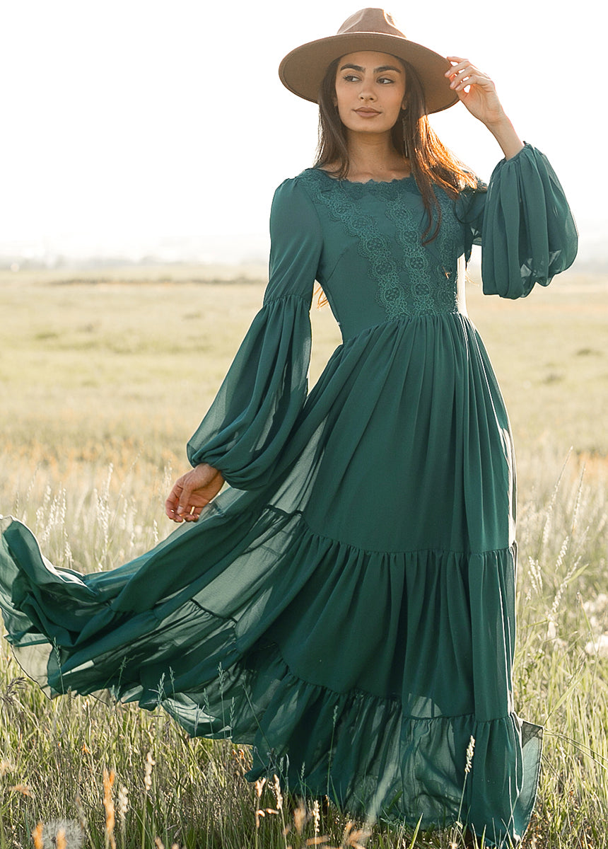 Image of Marjorie Dress in Teal