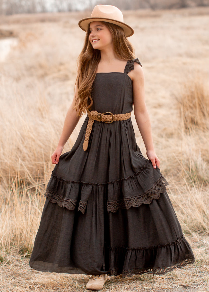 Image of Serenity Dress in Charcoal