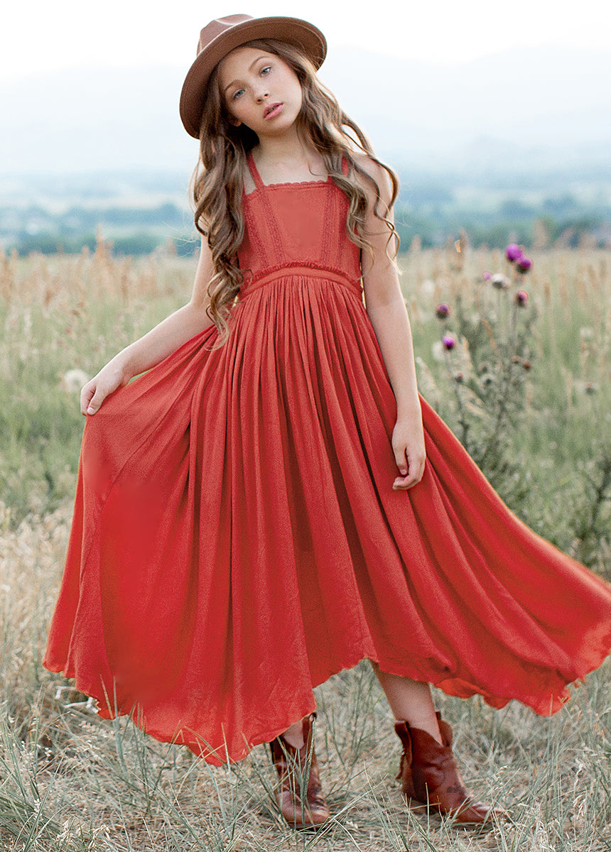 Image of Milli Dress in Persimmon