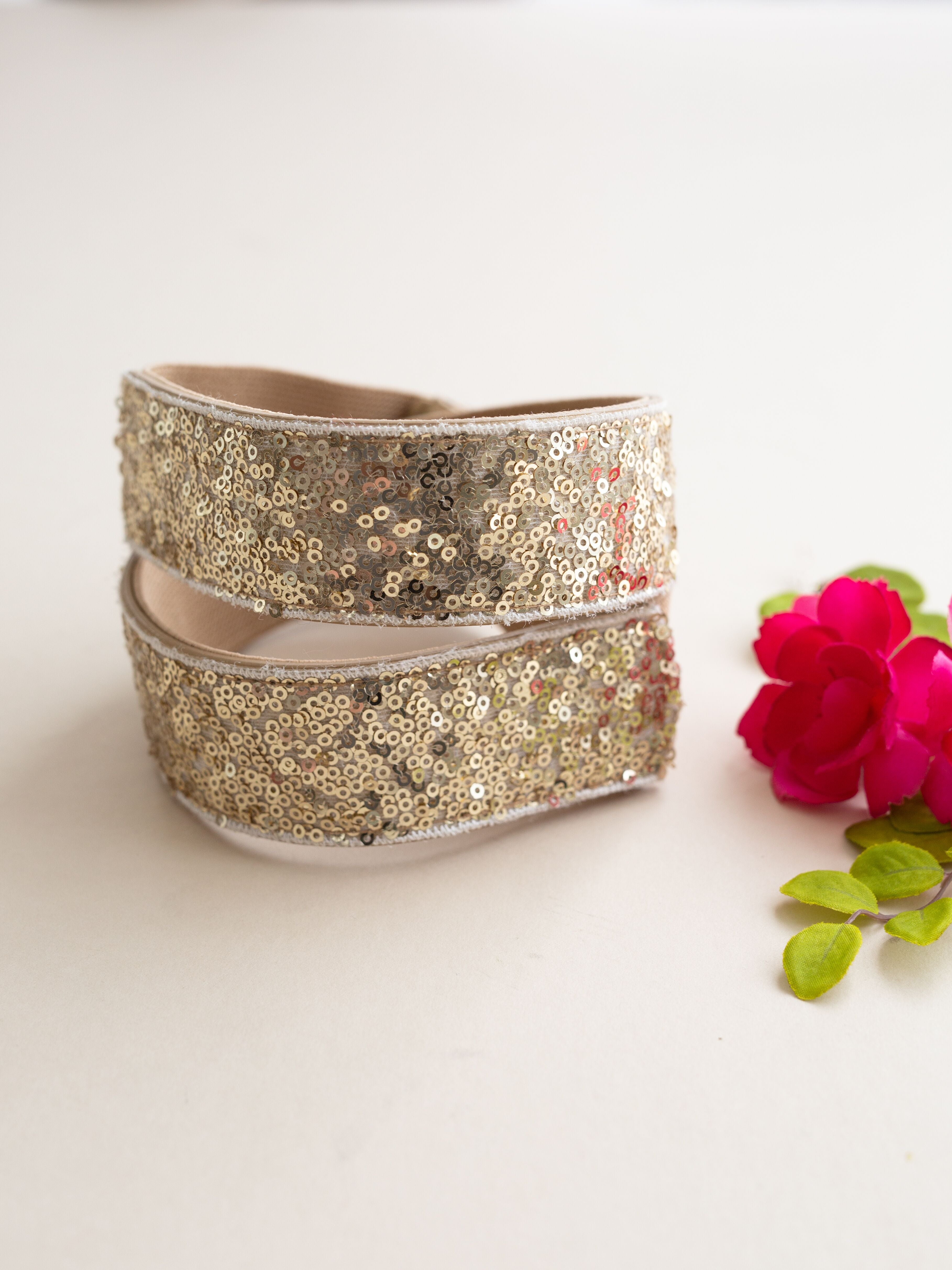 Image of Molly Sequin Belt in Gold