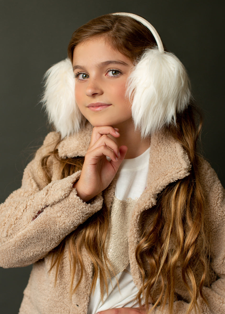 Image of Ellie Earmuffs in Ivory