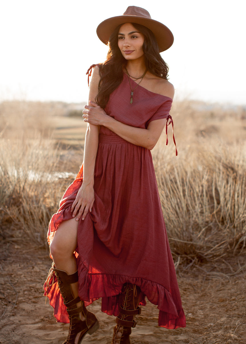 Image of Gia Dress in Mesa Rose